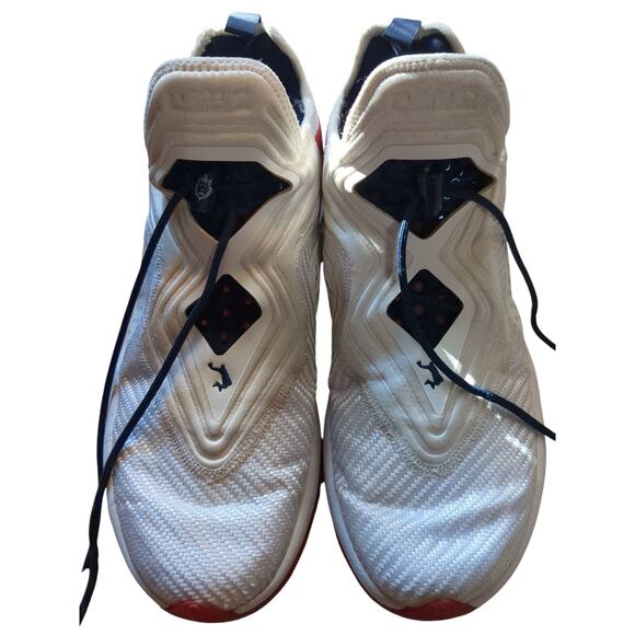 Nike LeBron Soldier XIV USA Sneaker Mens 11.5 White University Red Blue - Picture 6 of 7